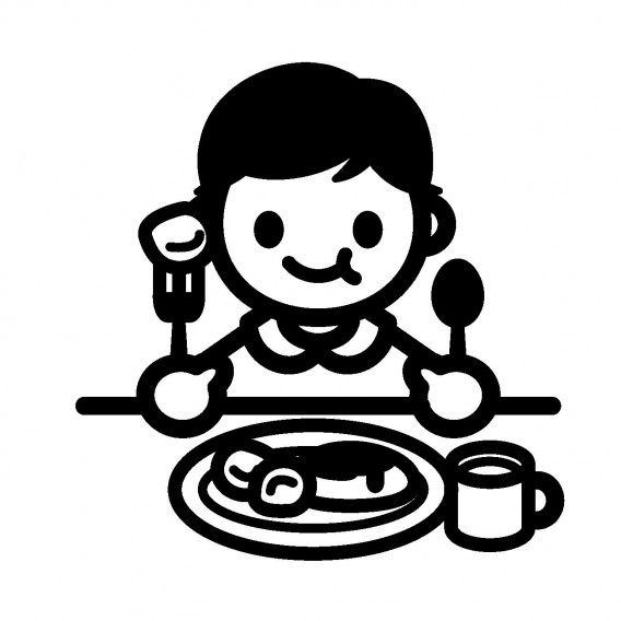 食事　イラスト